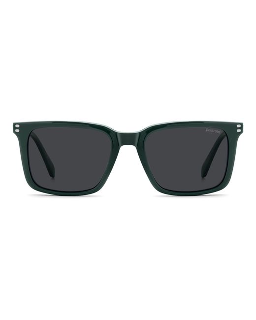Polaroid Black Pld D604/C 1Ed/M9 Optical Frames Acetate Squared Polarized for men