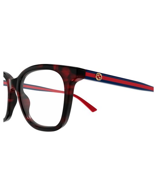 Gucci Black Gg1864O 003 Optical Frames Acetate Transparent Squared