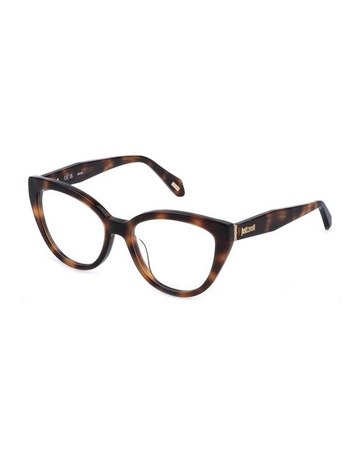 Just Cavalli Black Vjc158 09Aj Optical Frames Acetate Butterfly