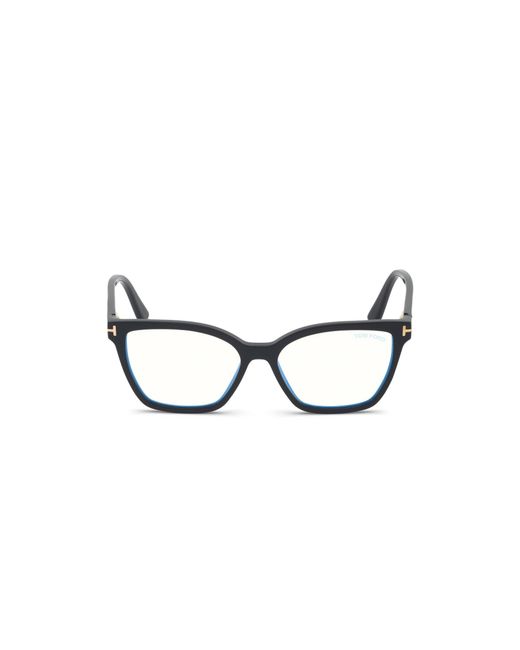 Tom Ford Black Ft5641-B 001 Optical Frames Acetate Squared Normal
