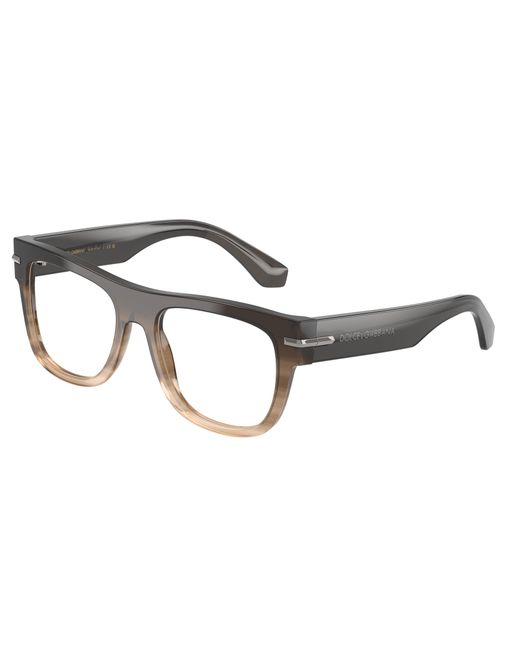 Dolce & Gabbana Black Dg3407 3484 Optical Frames Acetate Transparent Squared Normal for men