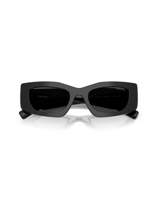 Prada Black Pr D03Sd 16K08Z Sunglasses Acetate Squared Normal
