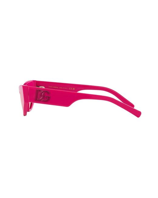 Dolce & Gabbana Pink Dg4450 326230 Sunglasses Acetate Cat Eye Normal