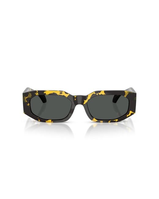 Versace Black Ve4489U 552887 Sunglasses Injected Geometric Normal