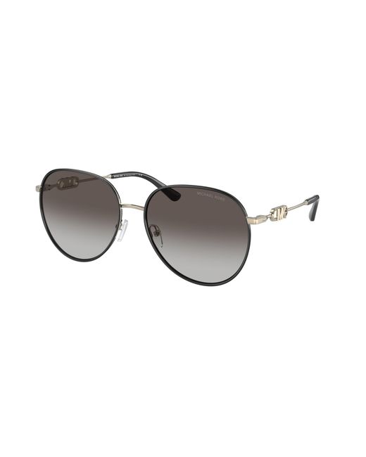 Michael Kors Black Mk1128J Empire 10148G Sunglasses Metal Pilot Normal Shaded
