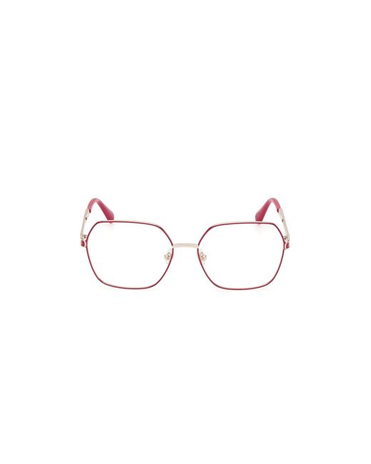 MAX&Co. Black Mo5139 075 Optical Frames Metal Squared Normal