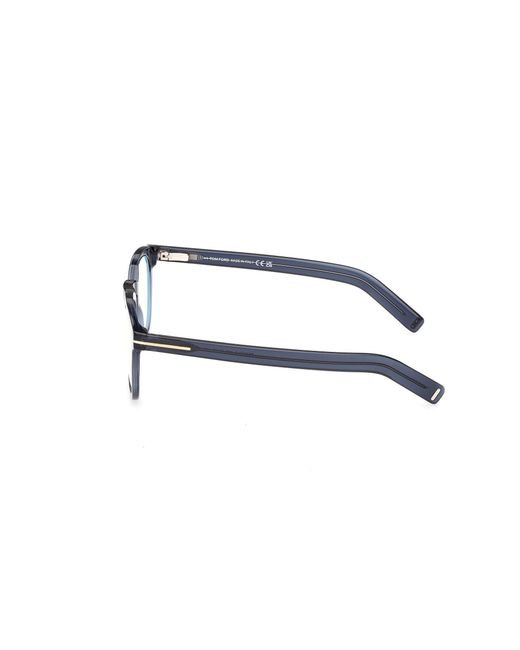 Tom Ford Black Ft5629-B 090 Optical Frames Acetate Round Normal for men