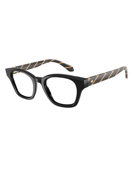 Giorgio Armani Black Ar7274 5875 Optical Frames Acetate Pillow Normal for men