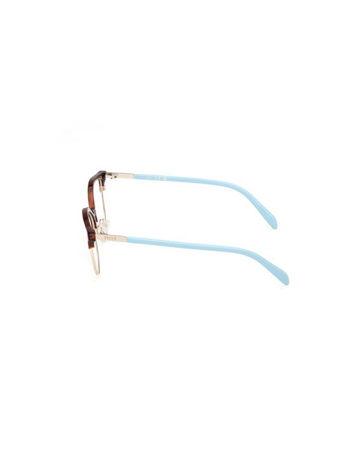 Emilio Pucci Black Ep5259 053 Optical Frames Acetate Round Normal