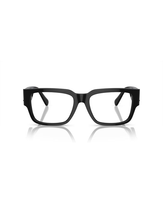 Versace Black Ve3350 5360 Optical Frames Acetate Squared Normal for men