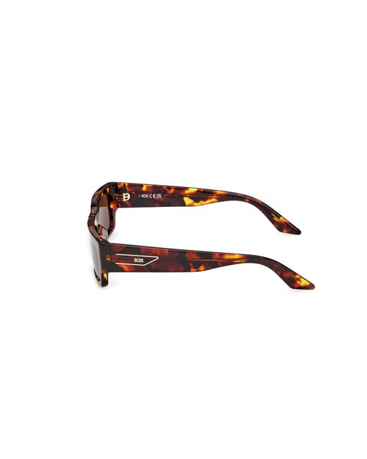 Gcds Black Gd0068 52E Sunglasses Acetate Squared Normal