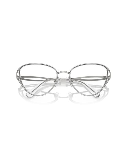 Swarovski Black Sk1017 4001 Optical Frames Metal Cat Eye Normal