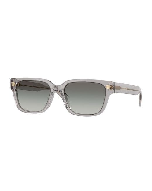 Versace Black Ve4513D 593/11 Sunglasses Acetate Squared Normal Nuanced for men