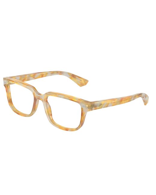 Dolce & Gabbana Black Dg3380 3422 Optical Frames Acetate Transparent Squared Normal for men