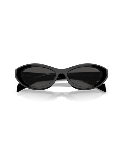 Prada Black Pr 26Zs 16K08Z Sunglasses Acetate Geometric Normal