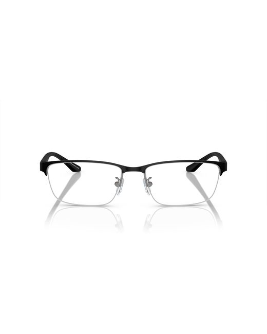 Emporio Armani Black Ea1147 3366 Optical Frames Metal Transparent Pillow Normal for men