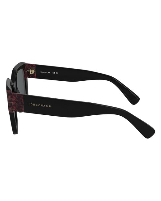 Longchamp Black Lo771S 013 Sunglasses Acetate Squared Normal