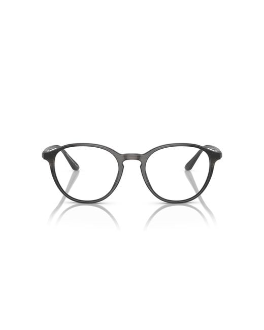 Giorgio Armani Black Ar7237 5964 Optical Frames Acetate Transparent Pantos Normal for men