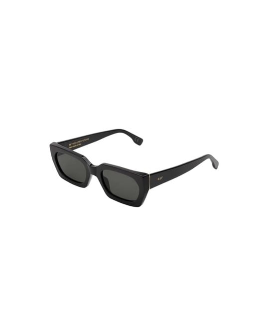 Retrosuperfuture Black H5N Teddy Nero Sunglasses Squared Normal
