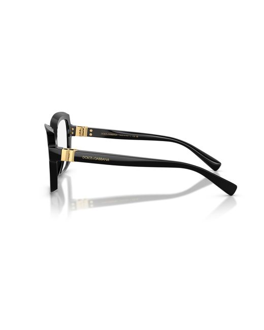 Dolce & Gabbana Black Dg3413 501 Optical Frames Acetate Butterfly Normal