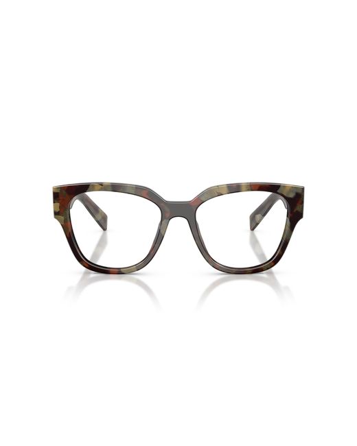Prada Black Pr C06V 22F1O1 Optical Frames Acetate Round Normal