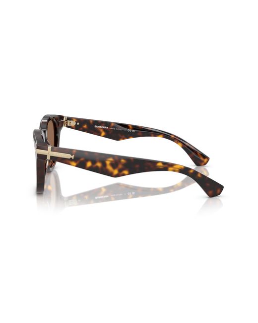 Burberry Black Be4439 300273 Sunglasses Acetate Round Normal for men