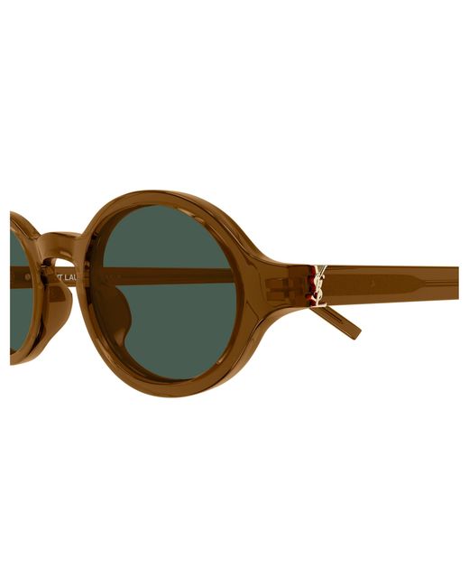 Saint Laurent Black Sl M161 004 Sunglasses Acetate Round