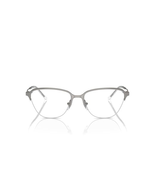 Emporio Armani Black Ea1161 3010 Optical Frames Metal Transparent Geometric Normal