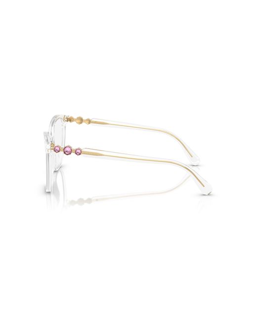 Swarovski Black Sk2020 1027 Optical Frames Acetate Squared Normal