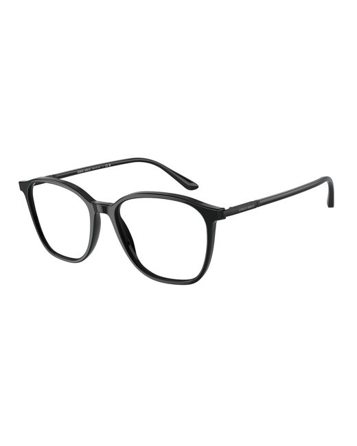 Giorgio Armani Black Ar7236 5001 Optical Frames Acetate Transparent Squared Normal for men