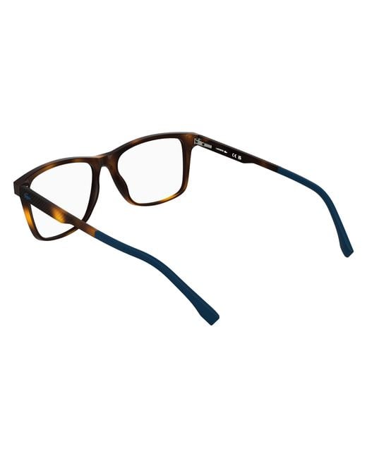 Lacoste Black L4013 214 Optical Frames Bio-Injected Squared Normal for men