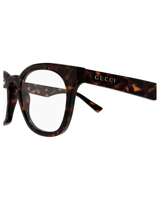 Gucci Black Gg2187Oa 006 Optical Frames Acetate Transparent Round for men