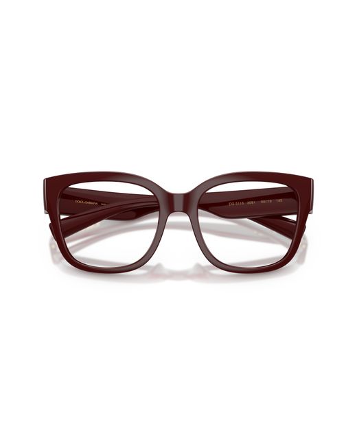 Dolce & Gabbana Black Dg5115 3091 Optical Frames Injected Transparent Butterfly Normal