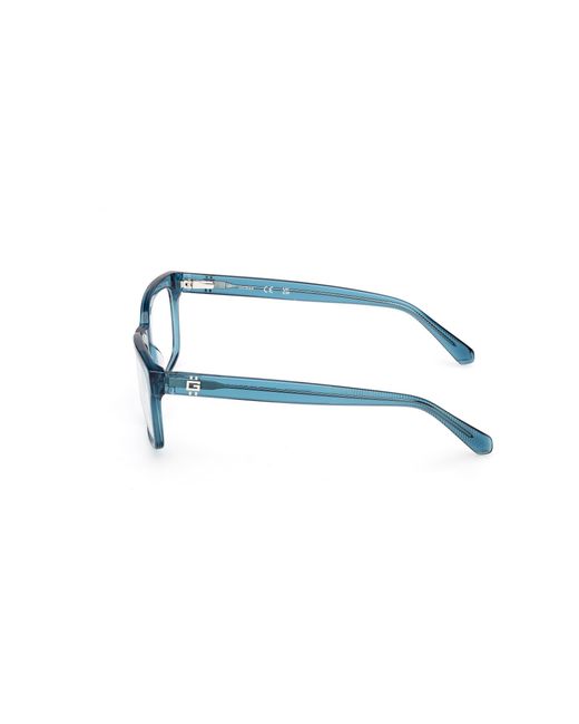 Guess Black Gu50252 087 Optical Frames Acetate Squared Normal for men