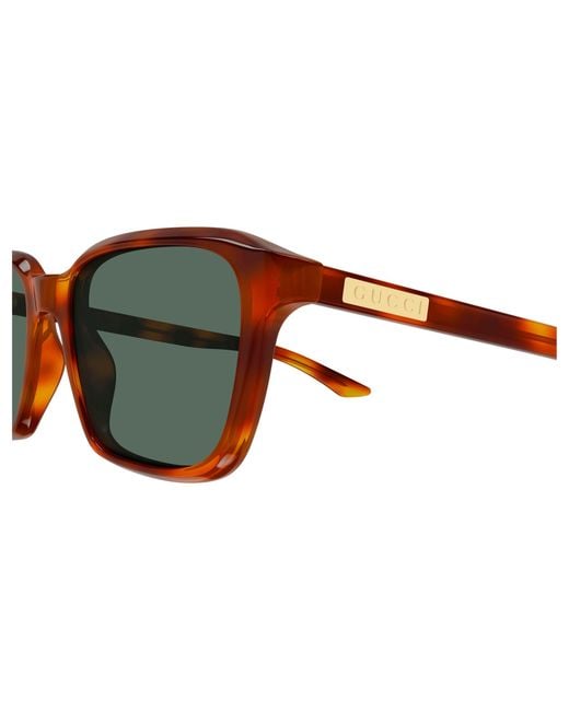 Gucci Black Gg2078S 005 Sunglasses Acetate Squared for men