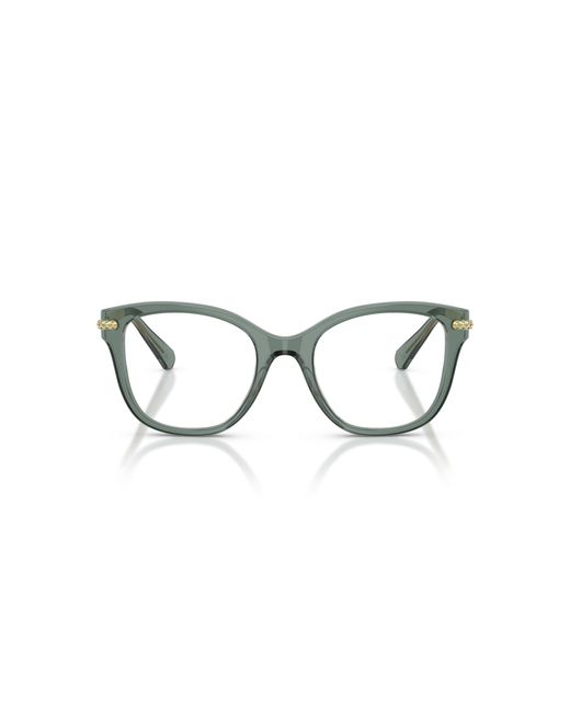 Swarovski Black Sk2044 1043 Optical Frames Acetate Squared Normal