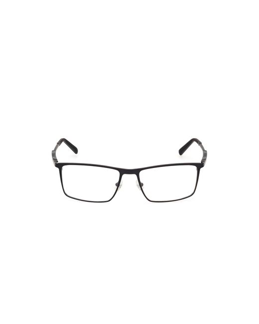 Timberland Black Tb50007 002 Optical Frames Metal Squared Normal for men