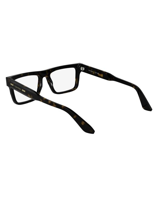 Calvin Klein Black Ck25520 235 Optical Frames Acetate Squared Normal for men