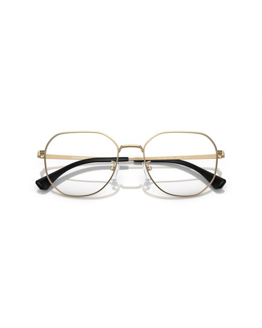 Emporio Armani Black Ea1154D 3002 Optical Frames Metal Transparent Round Normal for men