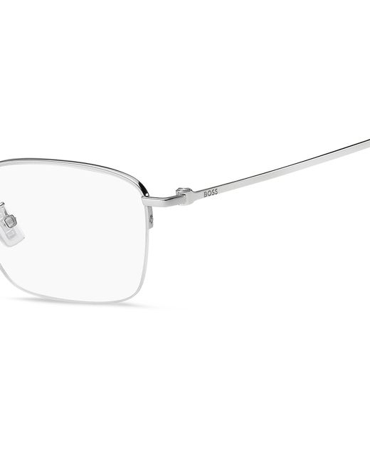 Boss Black Boss 1932/F 010 Optical Frames Titanium Squared Normal for men
