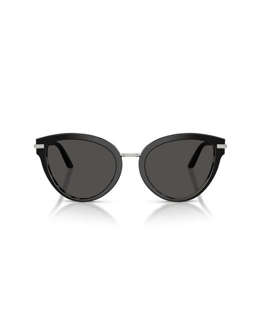 Dolce & Gabbana Black Dg4492 33728G Sunglasses Acetate Butterfly Normal