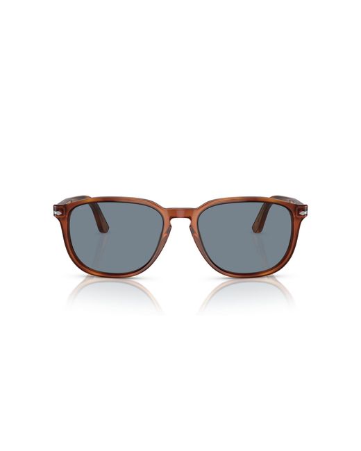 Persol Black Po3019S 96/56 Sunglasses Acetate Squared Normal for men