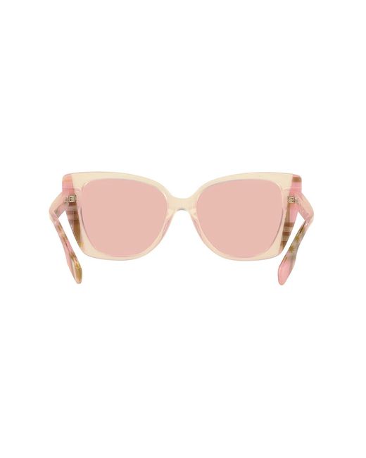 Burberry Pink Be4393 Meryl 4052/5 Sunglasses Acetate Cat Eye Normal