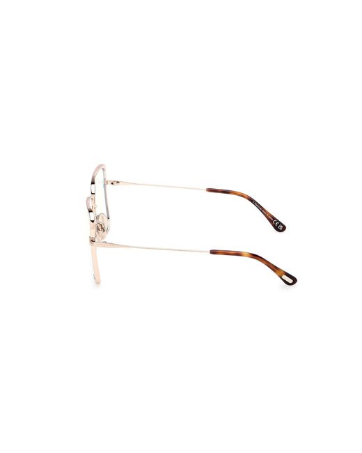Tom Ford Black Ft6098-B 030 Optical Frames Titanium Geometric Normal