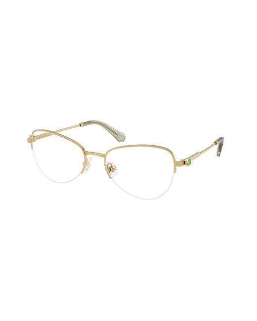 Swarovski Black Sk1032 4017 Optical Frames Metal Round Normal
