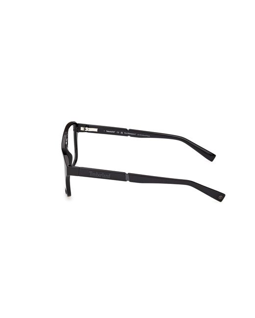 Timberland Black Tb50085 001 Optical Frames Injected Squared Normal for men