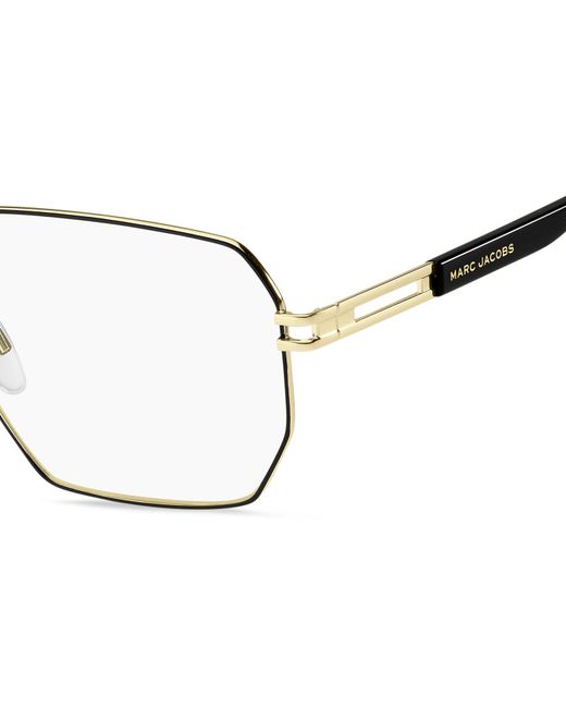 Marc Jacobs Black Marc 635 Rhl Optical Frames Metal Squared for men