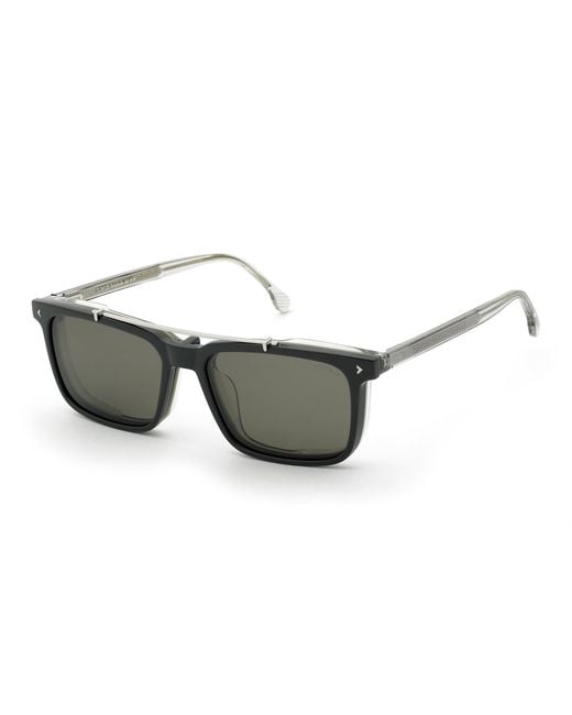 Lozza Black Ul4428 Alghero 2 Actp Optical Frames Acetate Smoke Squared for men