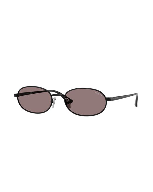 Vogue Eyewear Black Vo4353S 352/7N Sunglasses Metal Round Normal