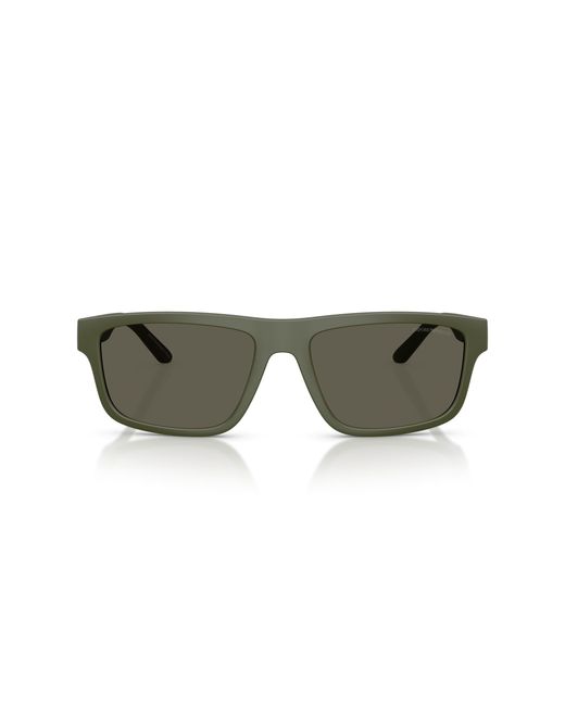 Emporio Armani Black Ea4244U 618471 Sunglasses Injected Squared Normal for men
